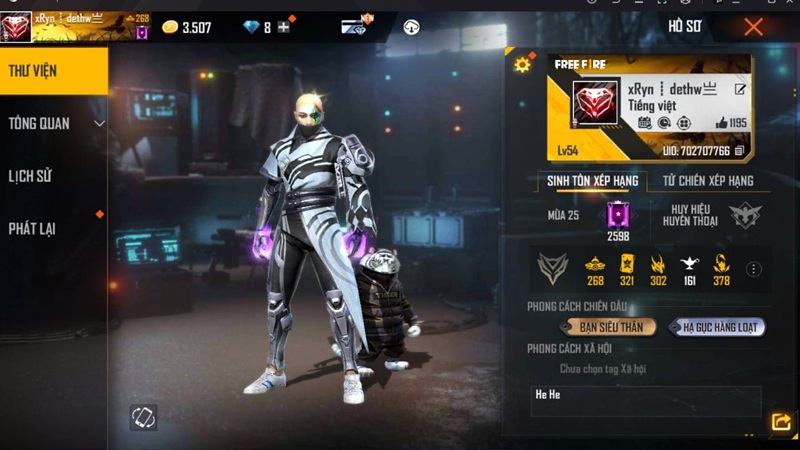 Acc Free Fire Miễn Phí
