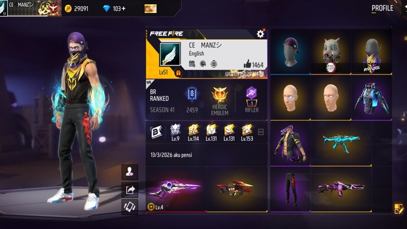Acc Free Fire Miễn Phí