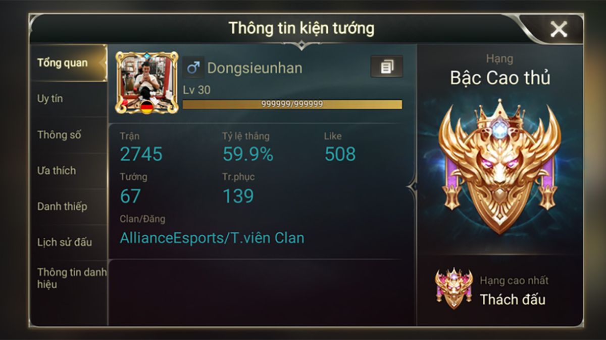 Acc Liên Quân miễn phí