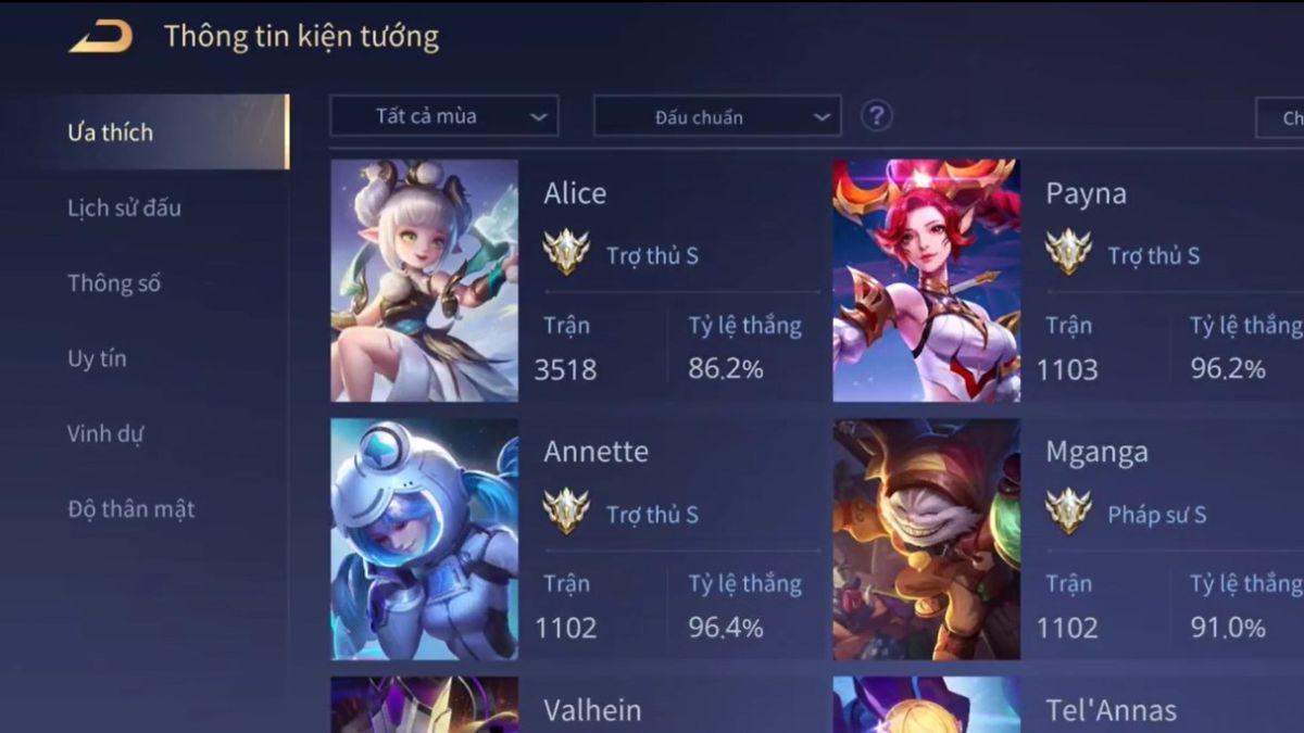 Acc Liên Quân miễn phí