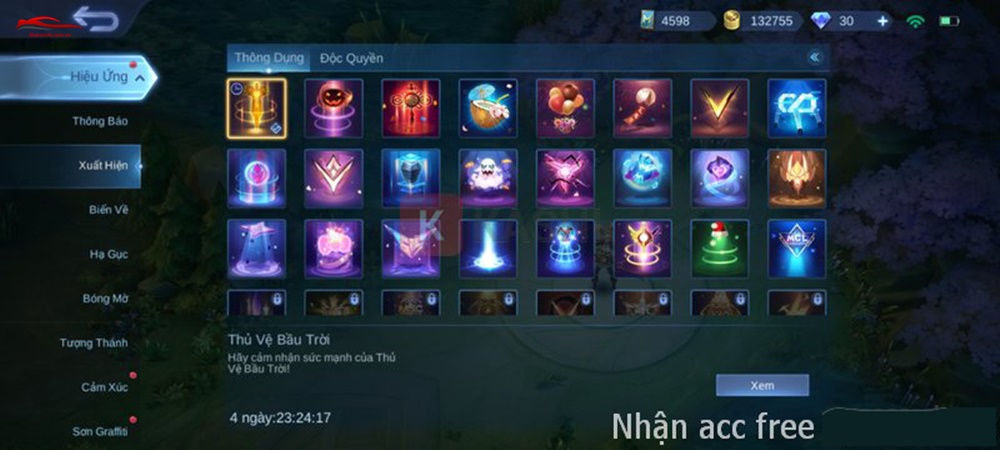 Acc Mobile Legends VIP miễn phí (6)