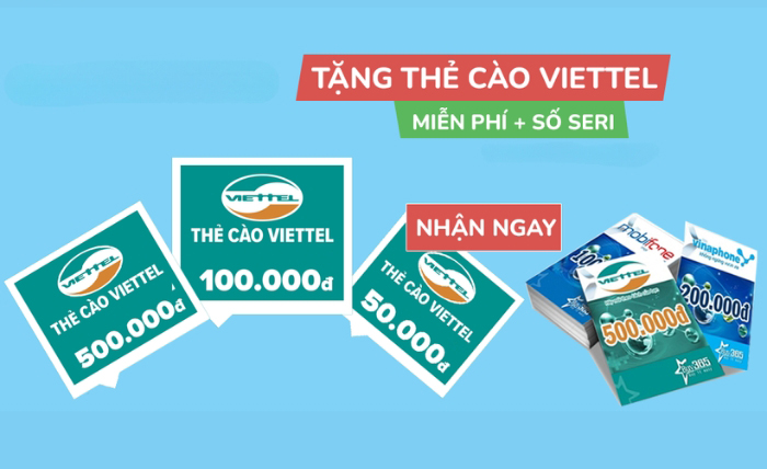 Nhận thẻ Viettel miễn phí