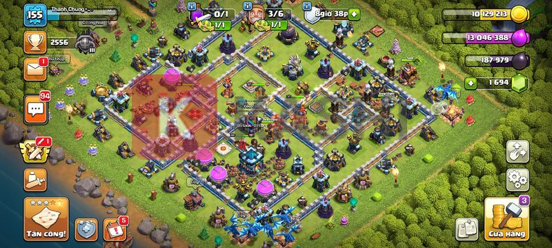 Nick Clash Of Clans Miễn Phí