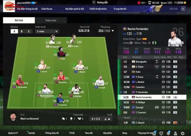 Tặng Acc FiFa Online 4