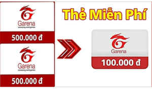 Thẻ nạp garena miễn phí