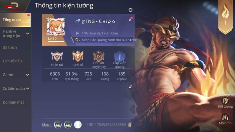 Acc Liên Quân free không bị khóa (4)